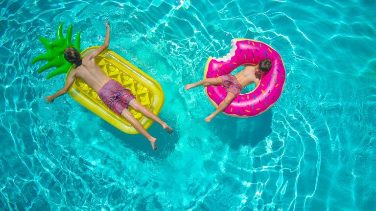 kids enjoying in costa maya pools